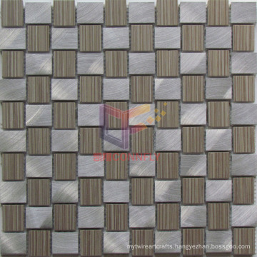 Weave Shape Aluminium Mix Ceramic Mosaic Tiles (CFA76)